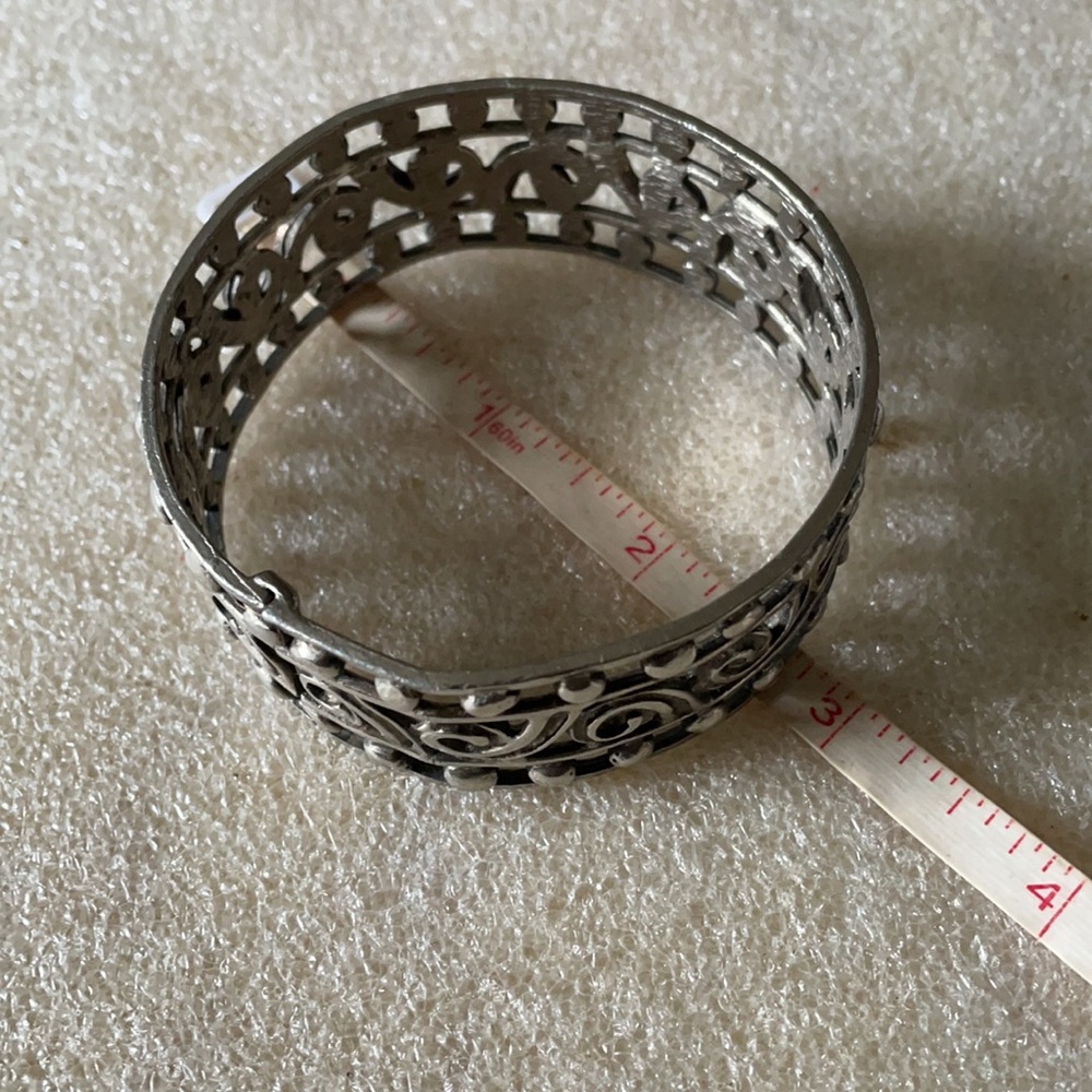Antique engraved bangle parson - Picture 4 of 5
